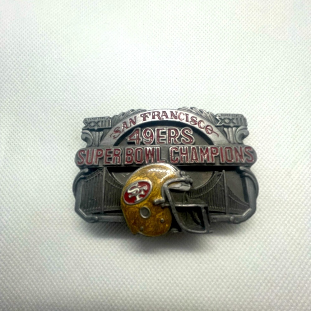 49ers belt buckle